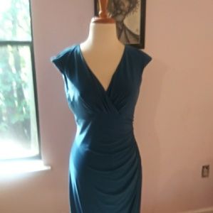 Peacock Blue Dressy dress